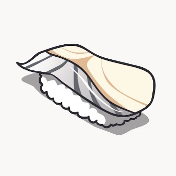 Mackerel sushi sticker, Japanese food | Free Vector - rawpixel