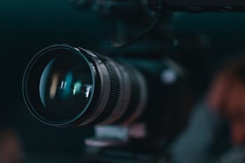 macro photo of camera