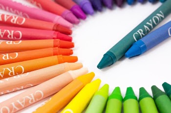 Macro Photography of Crayon Lot