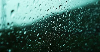 macro photography of droplets on glass