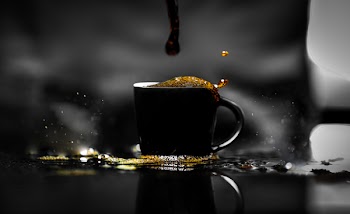 Macro Photography of Spilled Coffee-filled Teacup