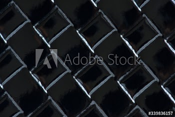 Macro shot of a studded material