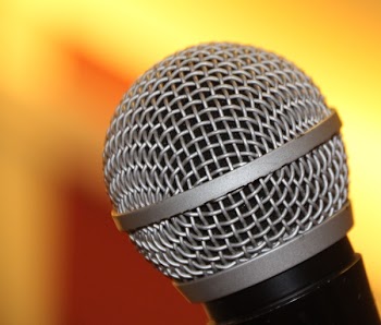 Macro Shot of Microphone