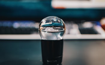 Macro Shot Photography of Wacom Device