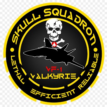 Macross Robotech Logo VF-1 Valkyrie VFA-103 - personalized vector 