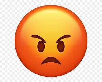 Mad Face Png For Kids - Angry Iphone Emoji
