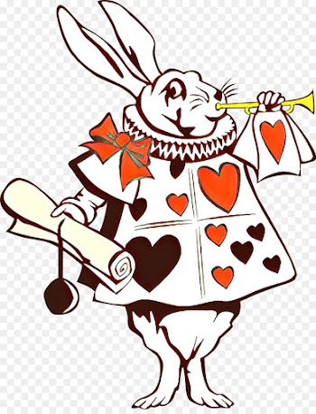 Mad Hatter, Alices Adventures In Wonderland, White Rabbit, Cartoon, Line Art PNG