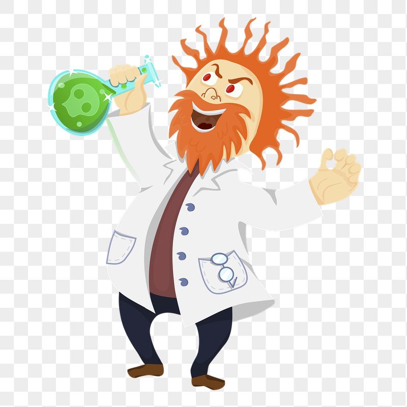 Mad scientist  png sticker, | Free PNG - rawpixel