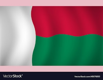 madagascar flag background