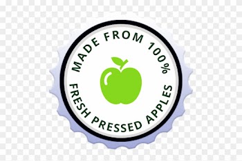 Made From 100% Fresh Pressed Apples - American Veterinary Medical Association Logo