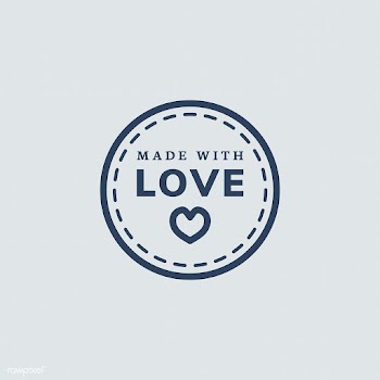 Made with love icon illustration | Free stock vector - 472208