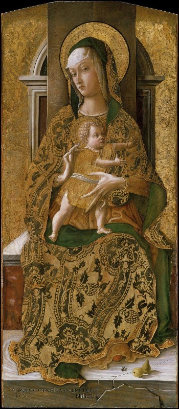 Madonna and Child Enthroned | Free Photo - rawpixel