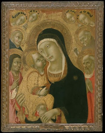 Madonna and Child with Saints | Free Photo - rawpixel