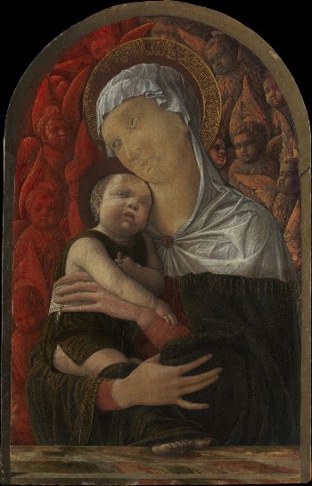 Madonna and Child with Seraphim | Free Photo - rawpixel