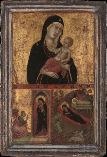 Madonna and Child with the Annunciation | Free Photo - rawpixel