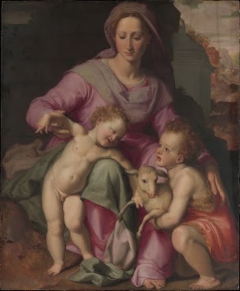 Madonna and Child with the Infant | Free Photo - rawpixel