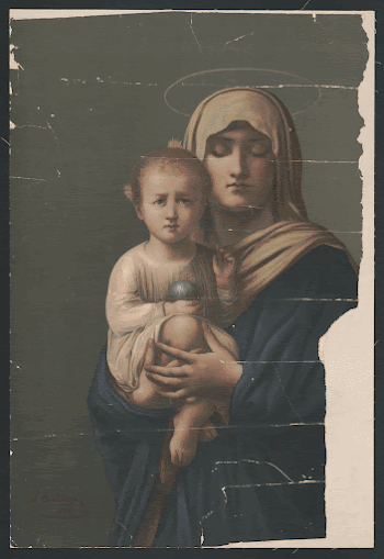[Madonna and Jesus holding the world] | Free Photo - rawpixel