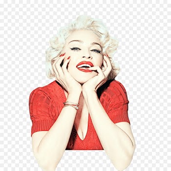 Madonna, Red, Hair Coloring, Nose, Blond PNG