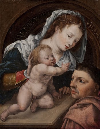 Madonna with Child and a donator | Free Photo - rawpixel