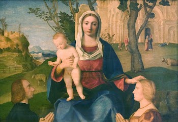 Madonna with Child and two | Free Photo - rawpixel