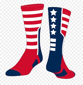 MadSportsStuff Volleyball Logo Crew Socks Clothing Accessories - knitted socks 