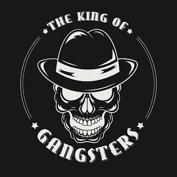 Mafia skull logo character with hat Free Vector