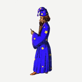 Mage clipart, ancient magician illustration | Free PSD Illustration - rawpixel