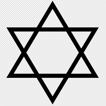 Magen David PNG, Jewish star PNG