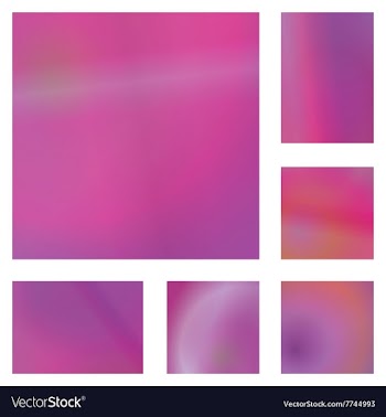 Magenta abstract background design set vector image