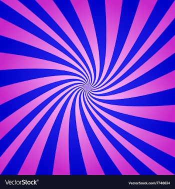Magenta blue spiral background vector image