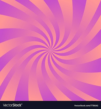 Magenta orange twirl wallpaper vector image