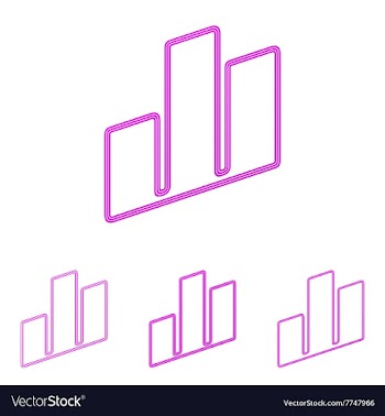 Magenta real estate logo design set vector image