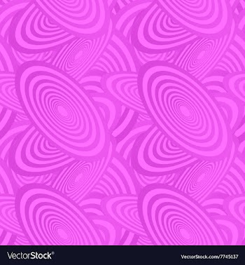 Magenta seamless ellipse pattern background vector image