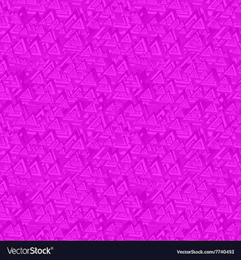 Magenta seamless triangle pattern background vector image