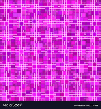 Magenta square mosaic background vector image