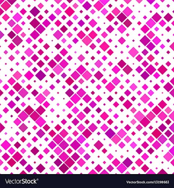 Magenta square pattern background vector image