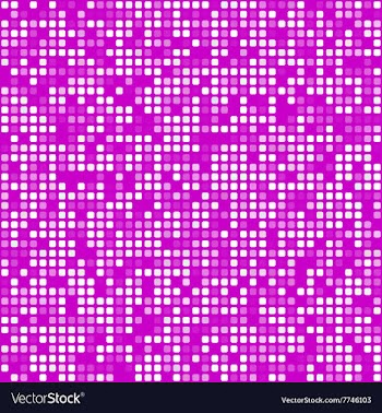 Magenta square pixel mosaic background vector image