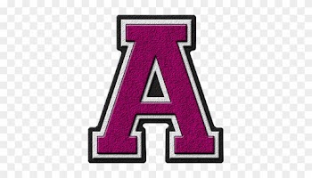 Magenta Varsity Letter A - Floyd E. Kellam High School