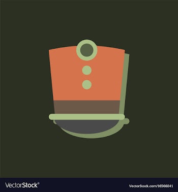 Magic hat in sticker style vector image