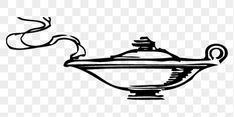 Magic lamp png sticker illustration, | Free PNG - rawpixel