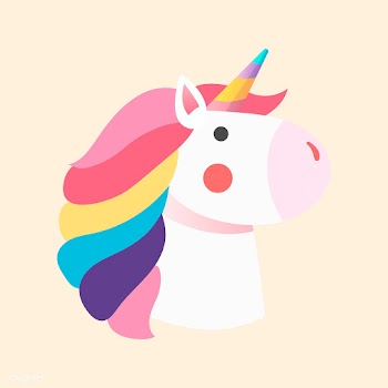 Magical rainbow unicorn illustration vector | Free stock vector - 515507