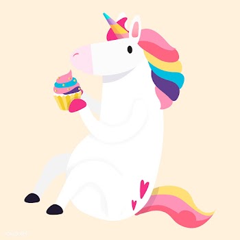 Magical rainbow unicorn illustration vector | Free stock vector - 515510