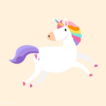 Magical rainbow unicorn illustration vector | Free stock vector - 515512