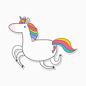 Magical rainbow unicorn illustration vector | Free stock vector - 515526
