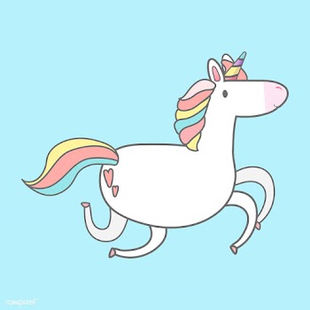 Magical rainbow unicorn illustration vector | Free stock vector - 515553