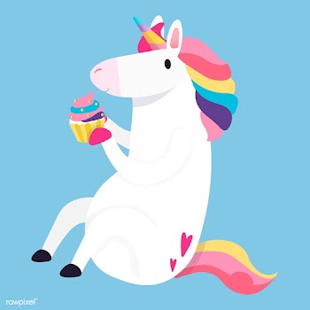 Magical rainbow unicorn illustration vector | Free stock vector - 515574