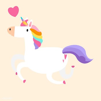Magical rainbow unicorn illustration vector | Free stock vector - 515597