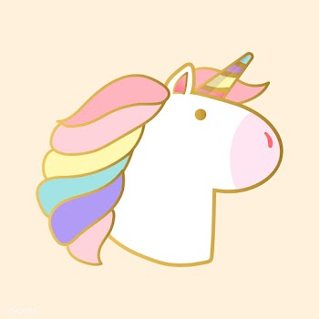 Magical rainbow unicorn sticker vector | Free stock vector - 515511