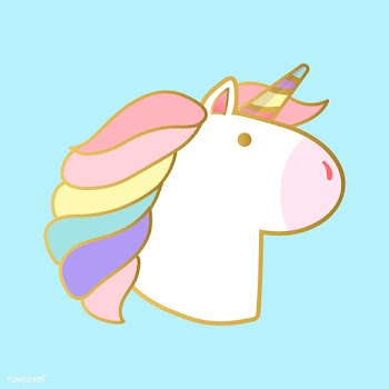 Magical rainbow unicorn sticker vector | Free stock vector - 515587