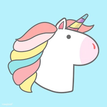 Magical rainbow unicorn sticker vector | Free stock vector - 515608